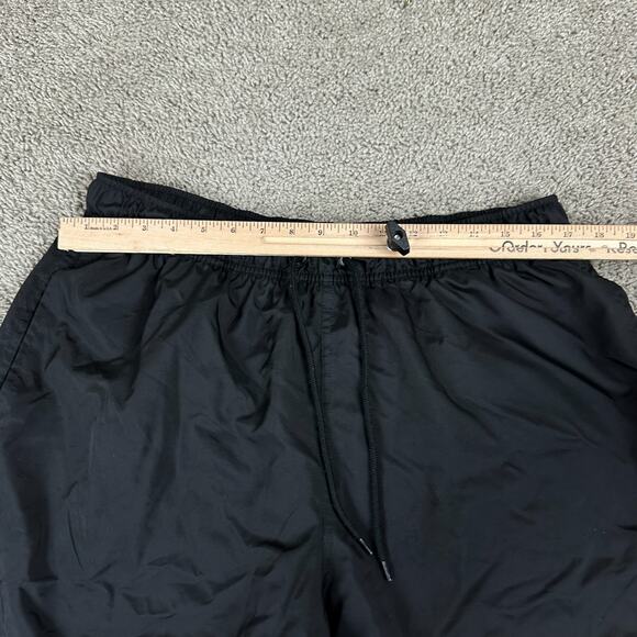 Nike Club Shorts Mens Large Woven Flow Shorts Lined Drawstring Black White - Picture 6 of 12